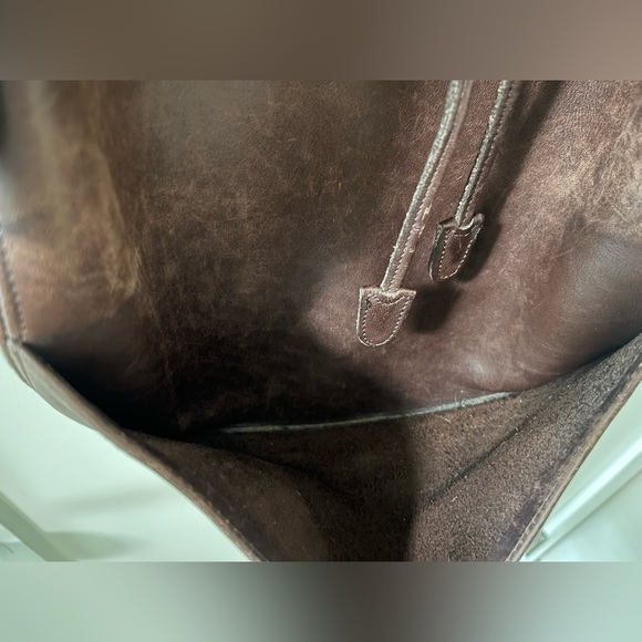 Vintage Coach Bucket Drawstring Bag Brown 9804 - Picture 6 of 16